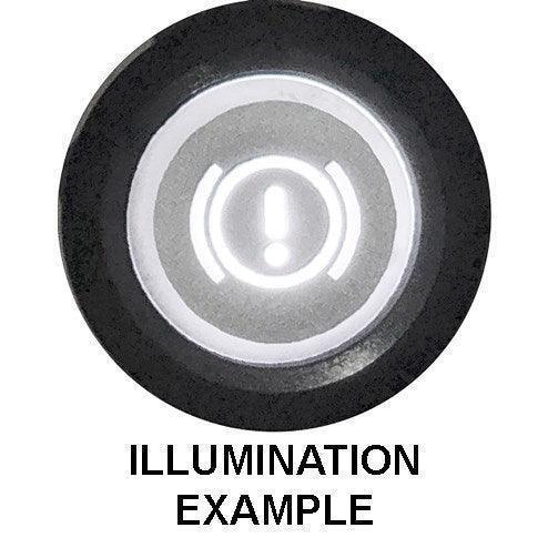 ECU Switch Illuminated Black Bezel - Image 6