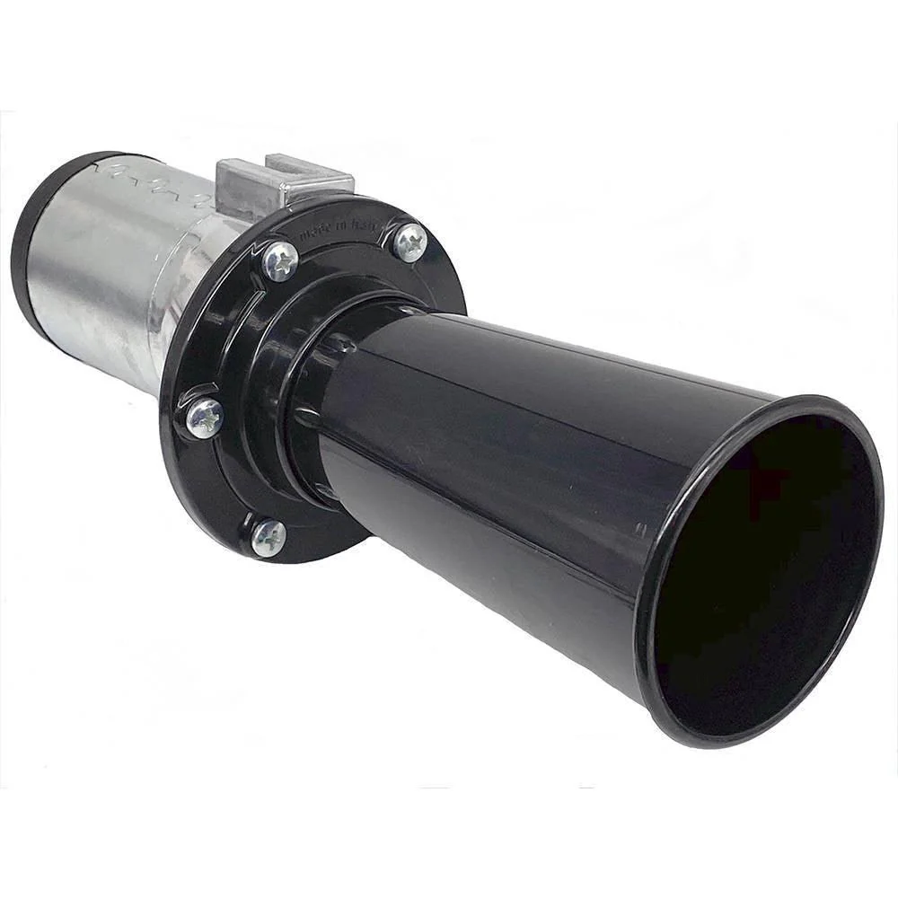 Italian Made Black 12v Klaxon Horn Arooogah