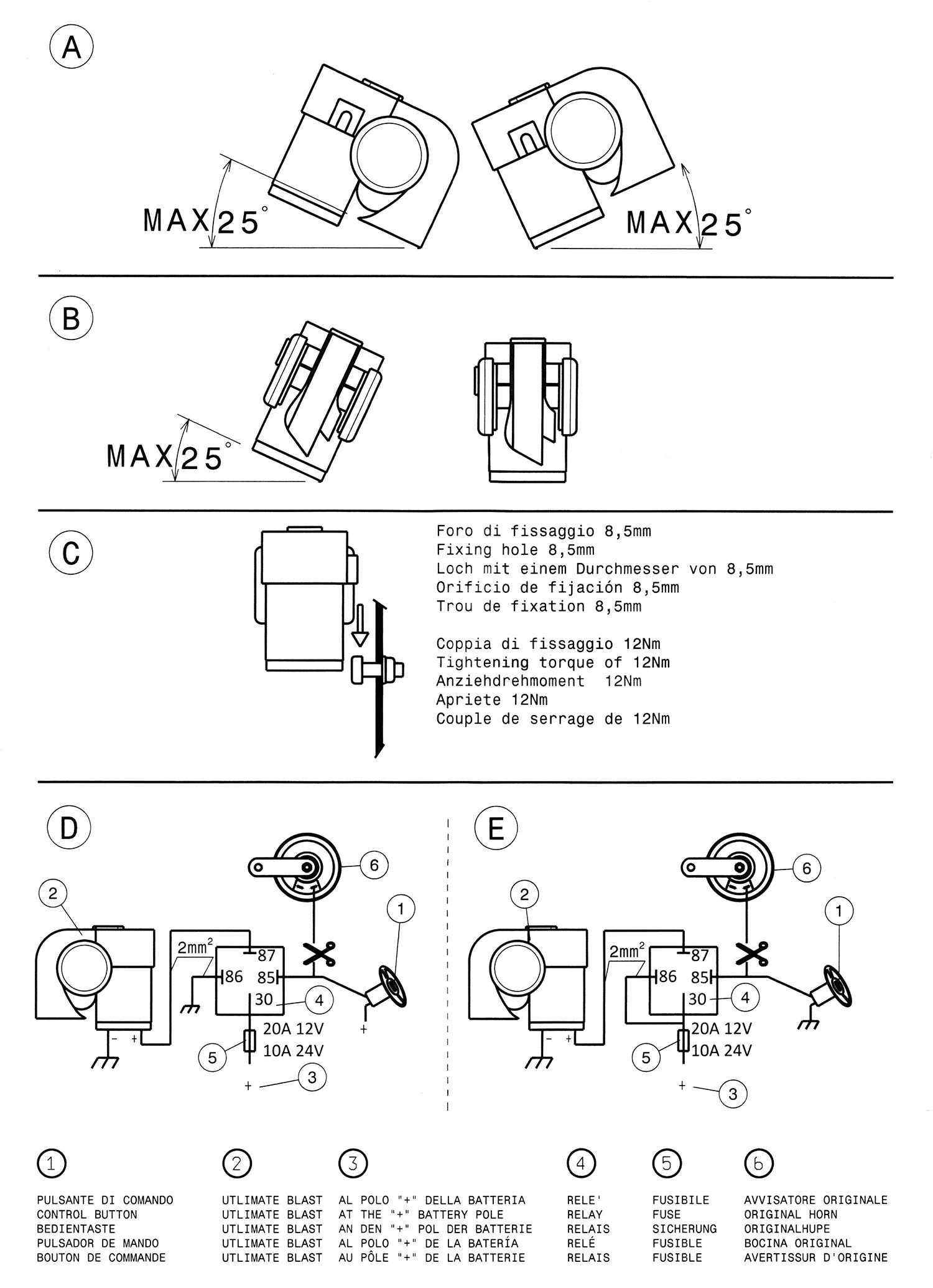 FIAMM Ultimate Blast - Twin Tone Air Horn - Image 3