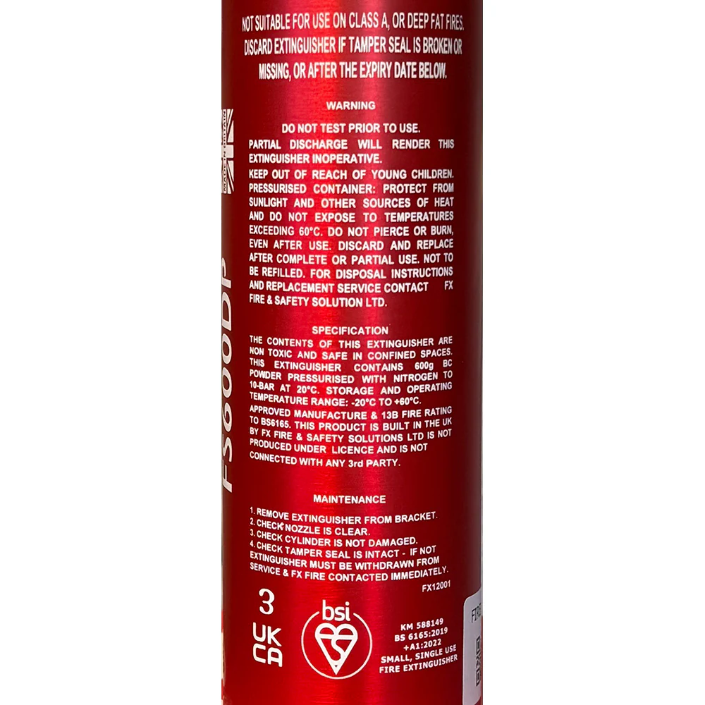Fire Extinguisher Red 280mm - Image 2