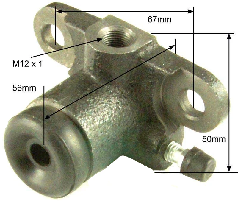 Flat Backed Clutch Slave Cylinder M12 - Image 4