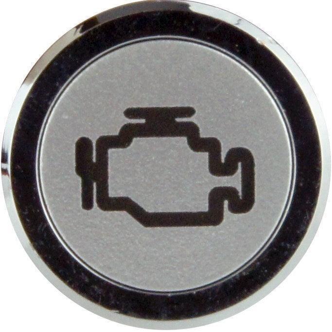 Flush Bezel Chrome LED Warning Light ENGINE - Image 2