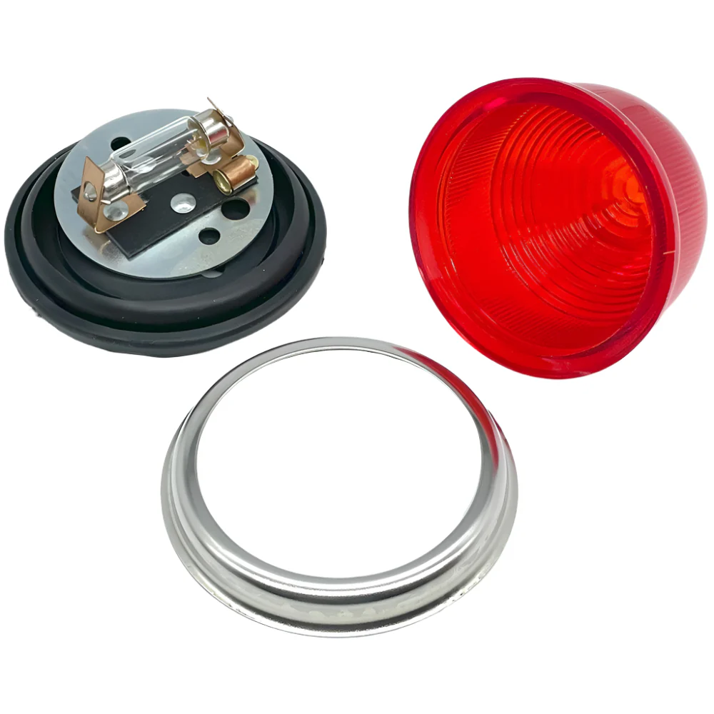 Flush Mount Mini Style Red Tail 5W 72mm Pair - Image 2