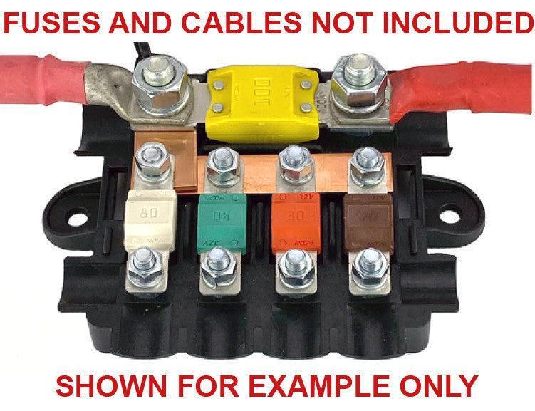 Four Outlet Midival Fuse Distribution Box - Image 3
