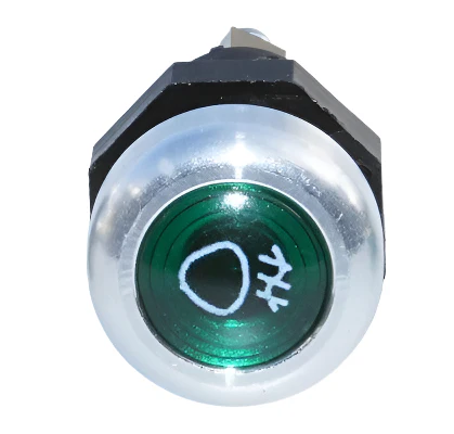Front Fog Warning Light Large Aluminium Bezel