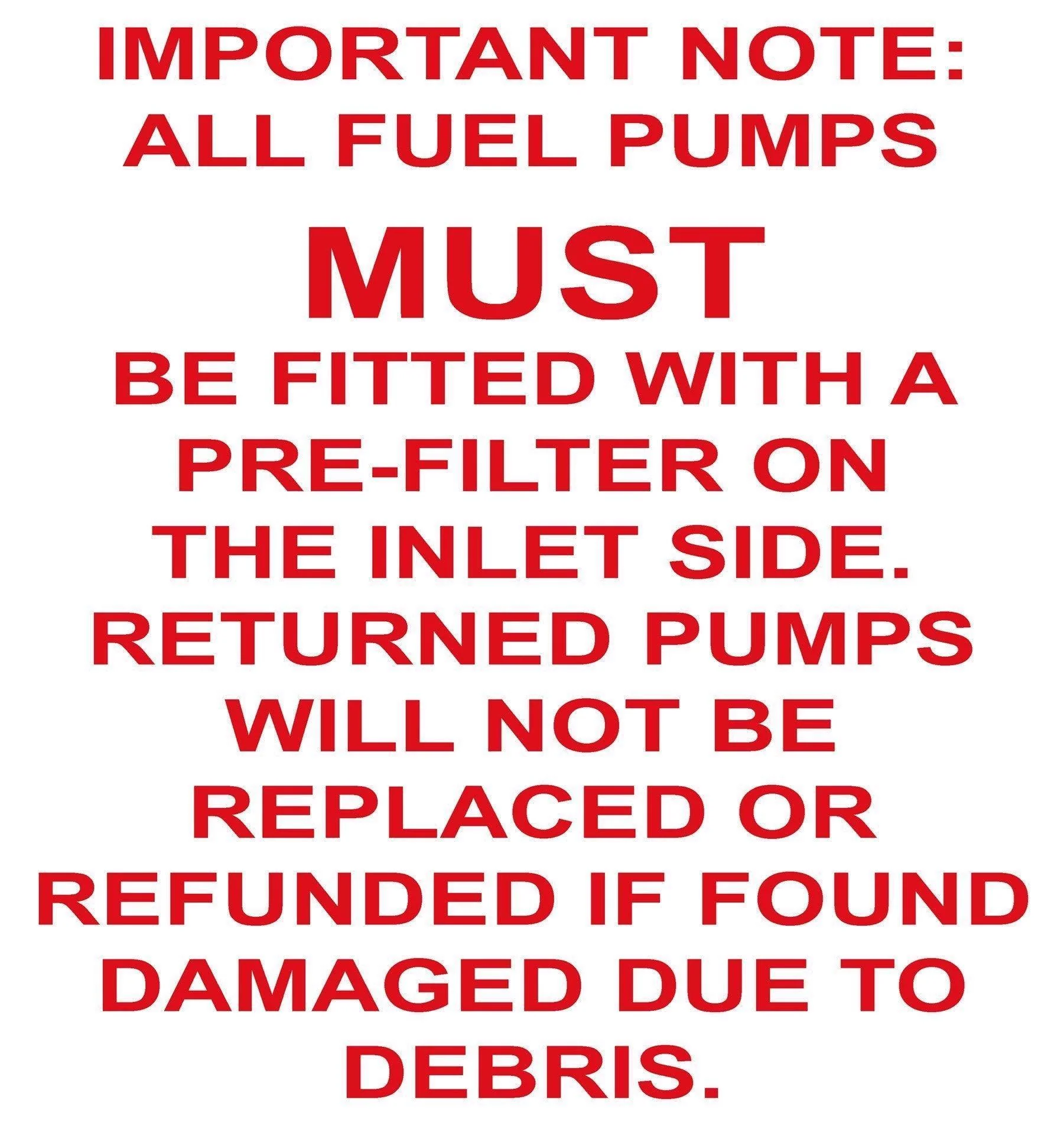SUCTION Fuel Pump 128mm - Image 3