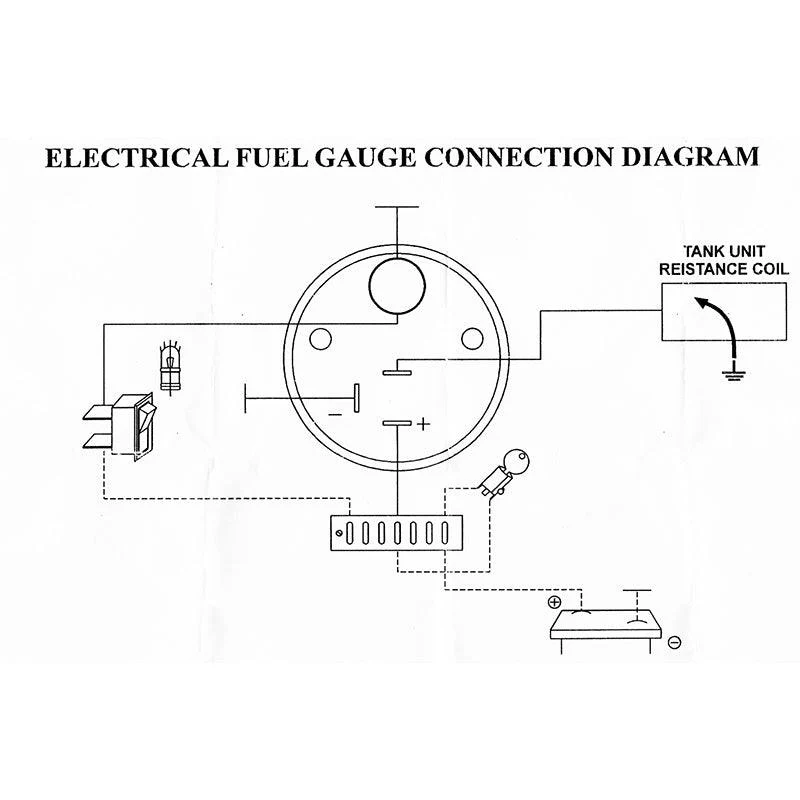 Fuel Gauge Complete With Sender - Choose Colour - Image 9