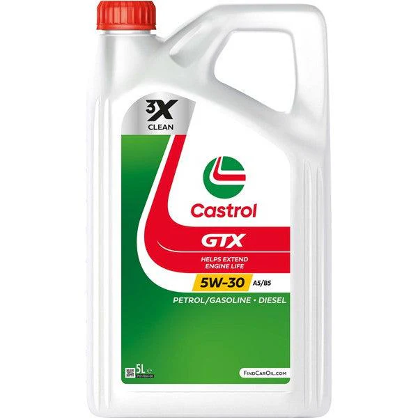 CASTROL GTX 5W-30 A5/B5 Engine Oil - 5L