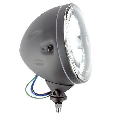Halo Rim Headlamp Black 146mm