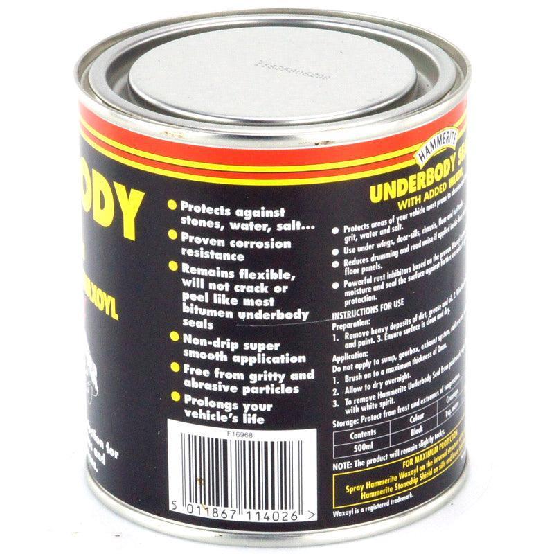 Hammerite Waxoyl Underbody Seal 500ml Black - Image 2