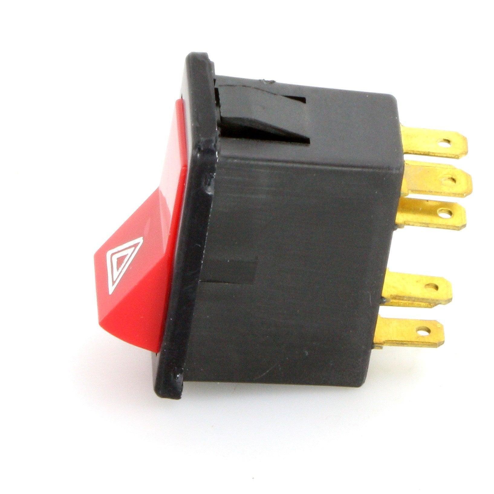 Hazard Rocker Red Switch With Black Body - Image 3