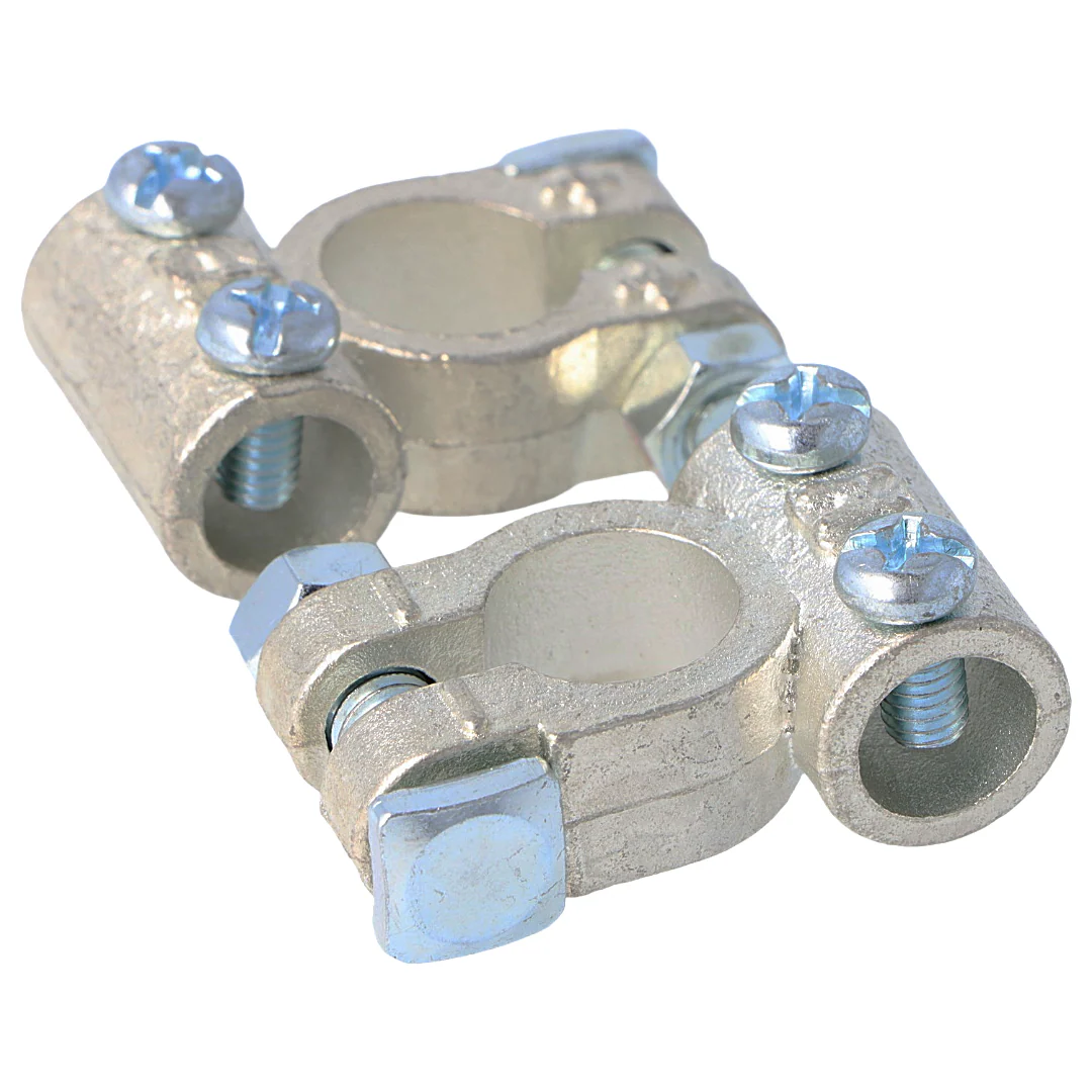 Heavy Duty Brass Battery Terminals With Screw or Solder Cable Connection