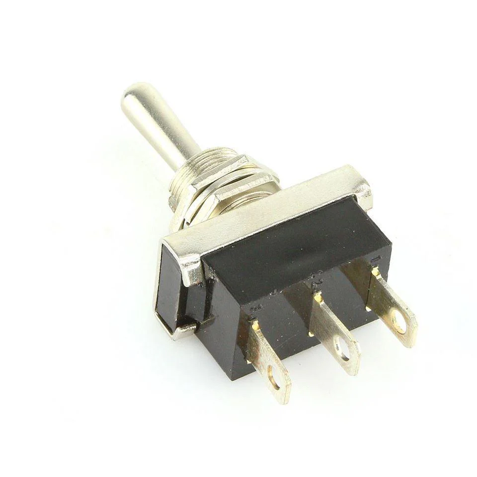 Heavy Duty Chrome Toggle Switch On-Off-On - Image 3