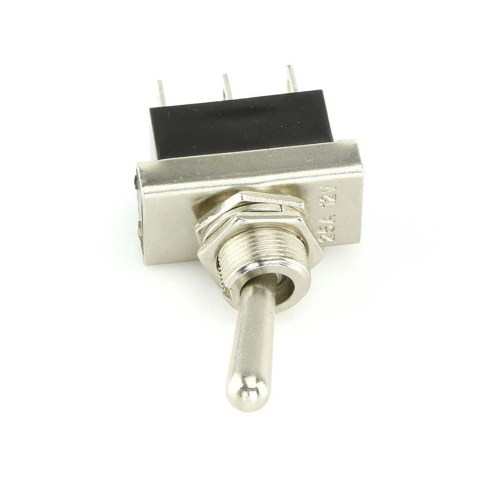 Heavy Duty Chrome Toggle Switch On-On Changeover - Image 3