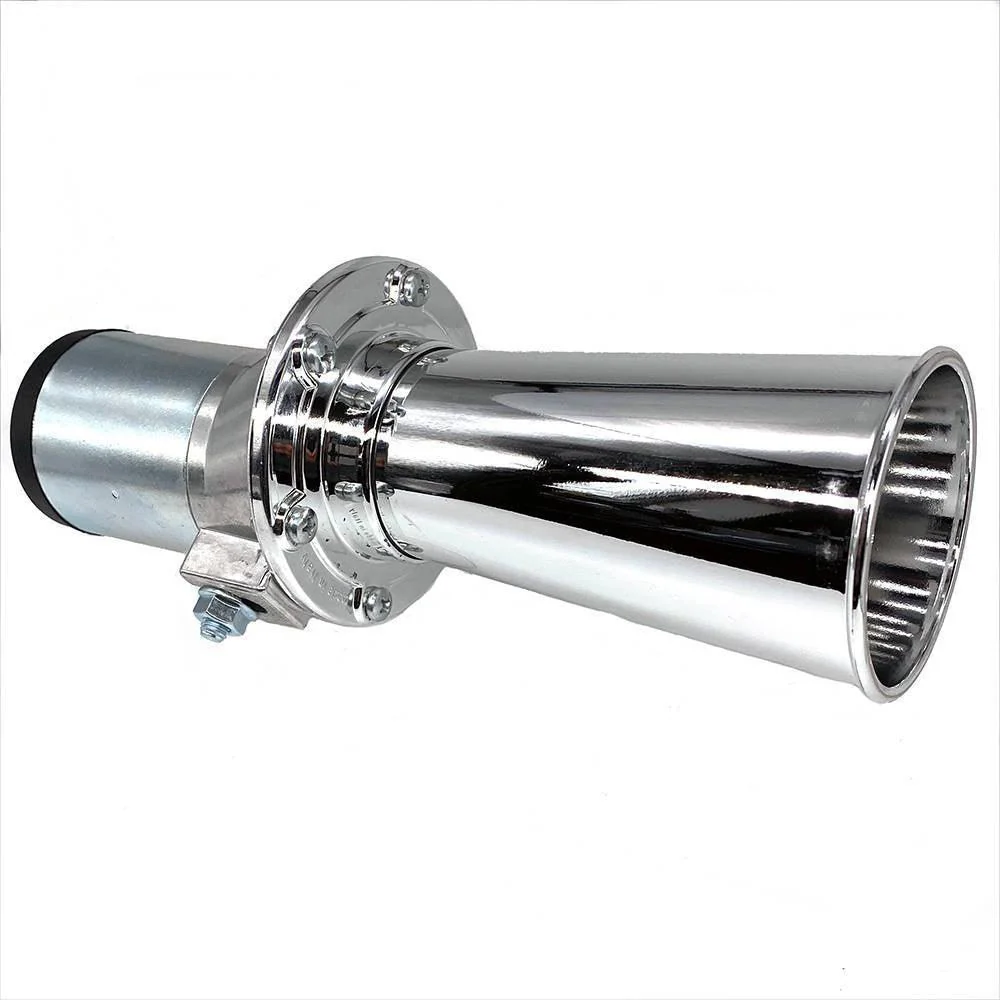 High Quality Italian Chrome 12v Klaxon Horn Arooogah