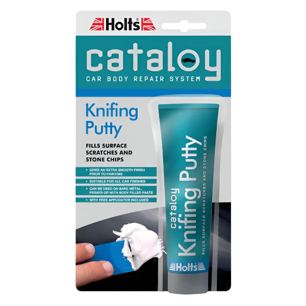 Holts Cataloy Knifing Putty - Smooth Surface Finish for Painting (100g)