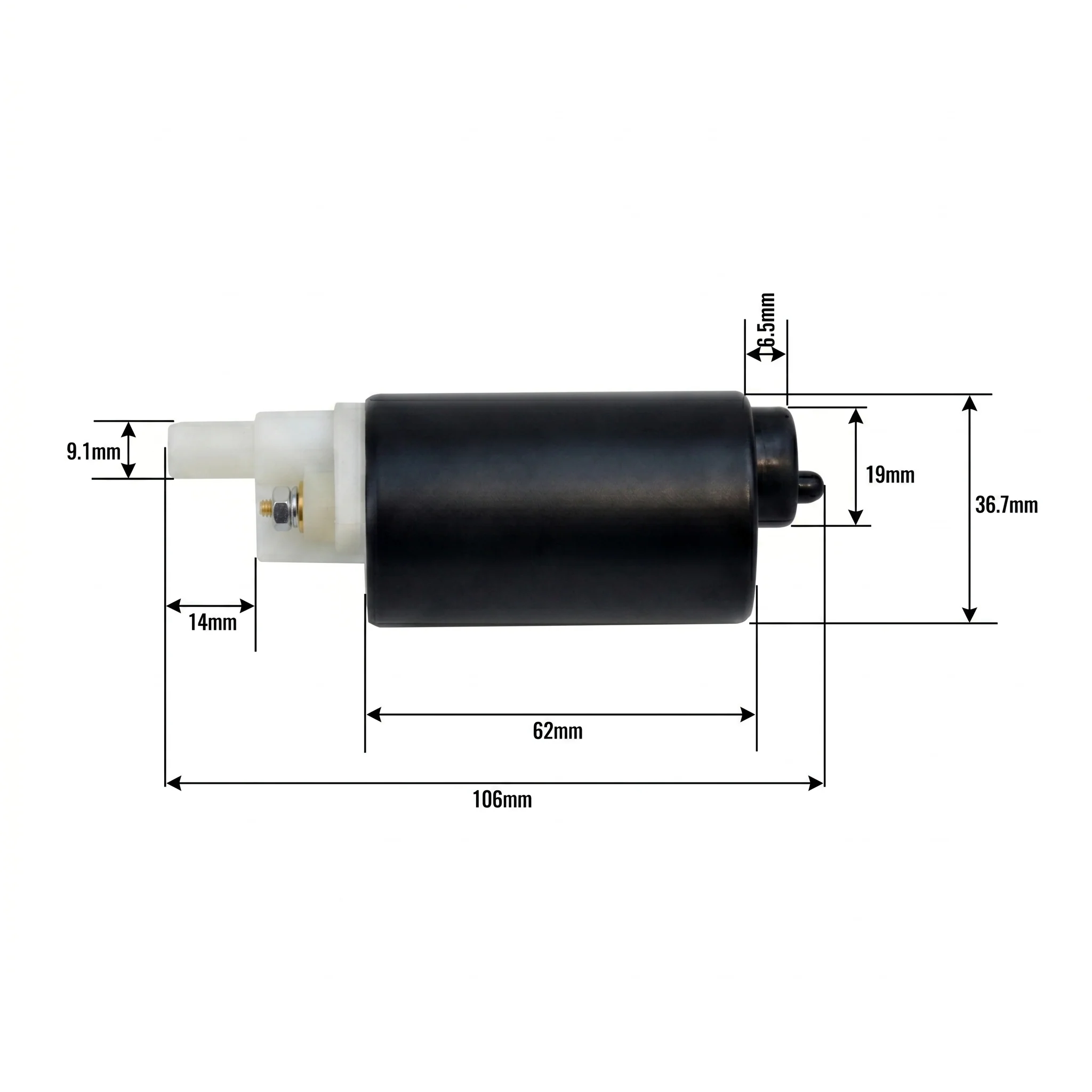 In-Tank Low Pressure Fuel Pump 5.5 PSI - Image 3
