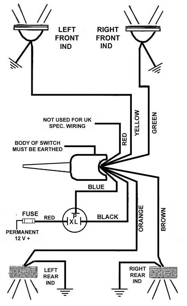 Indicator Stalk Assembly Chrome - Image 2