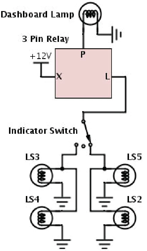 Indicator Stalk Assembly Chrome - Image 3