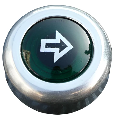 Indicator Warning Light Large Aluminium Bezel