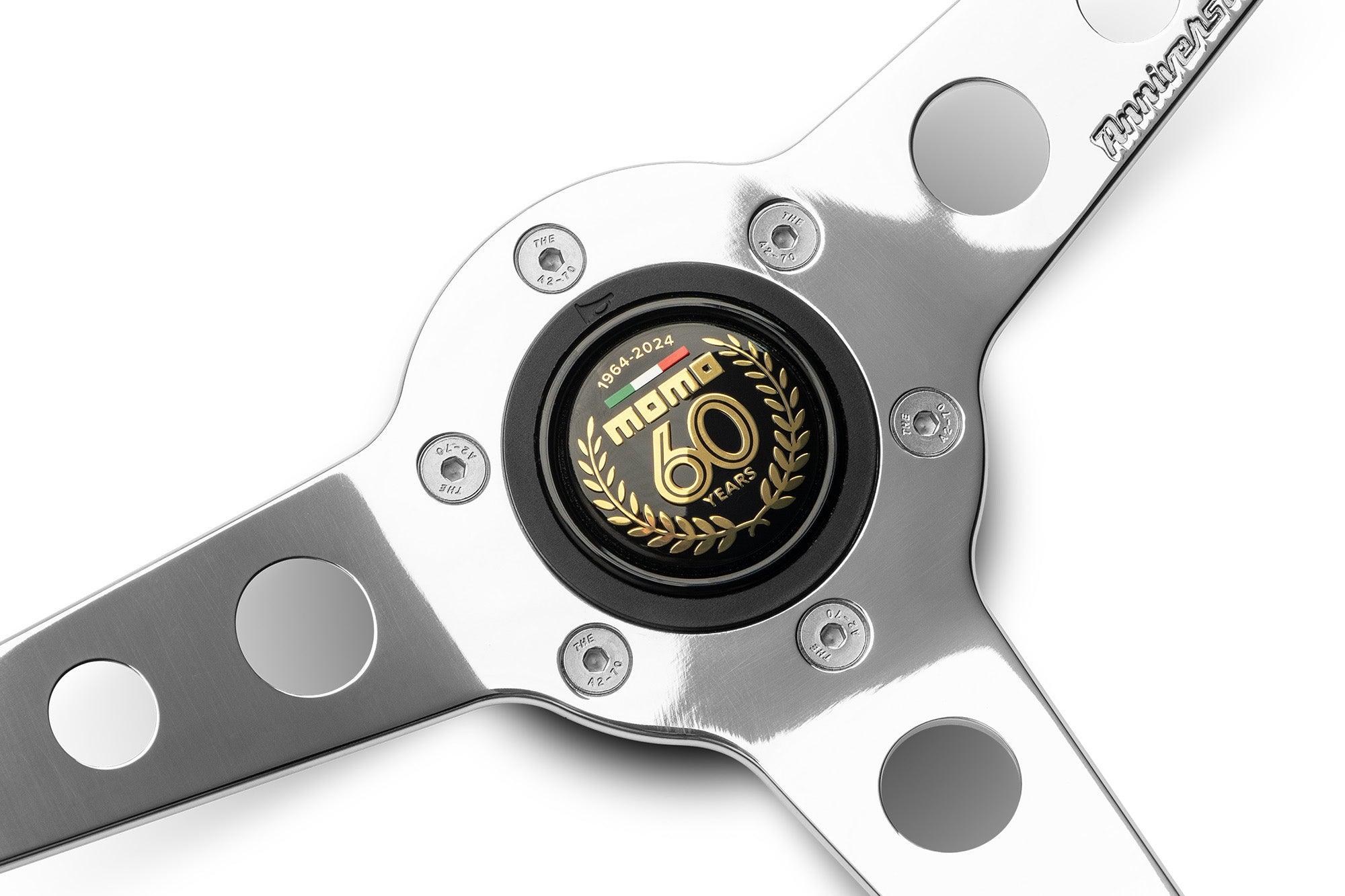 MOMO Indy Anniversario 350mm Limited Edition Wood Steering Wheel - Image 3