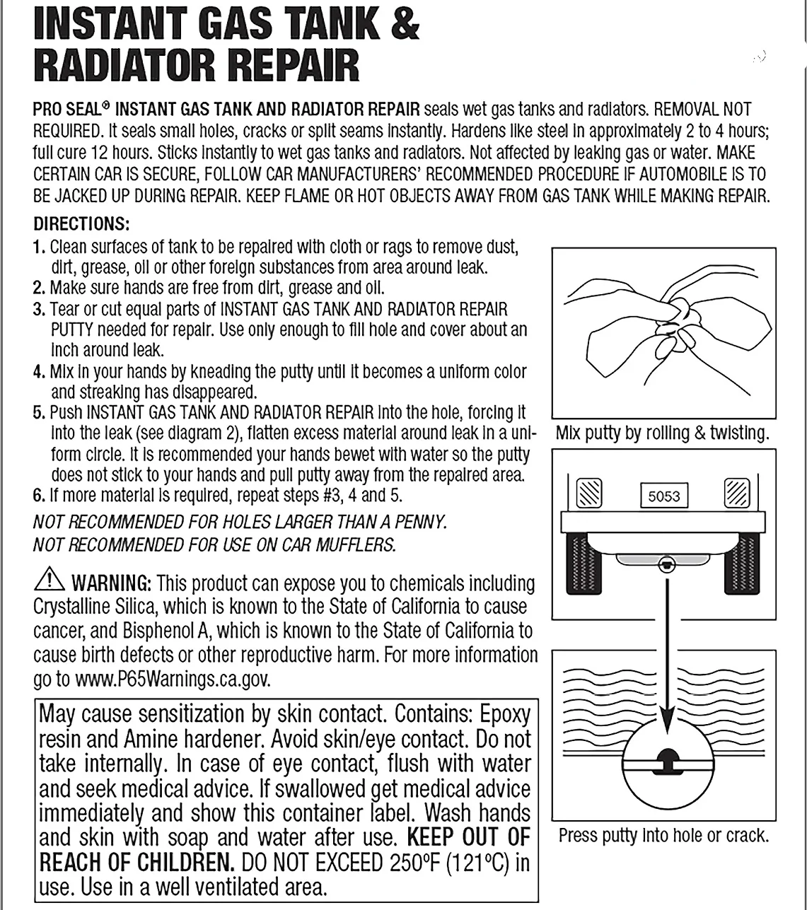 Instant Fuel Tank and Radiator Repair - Image 2