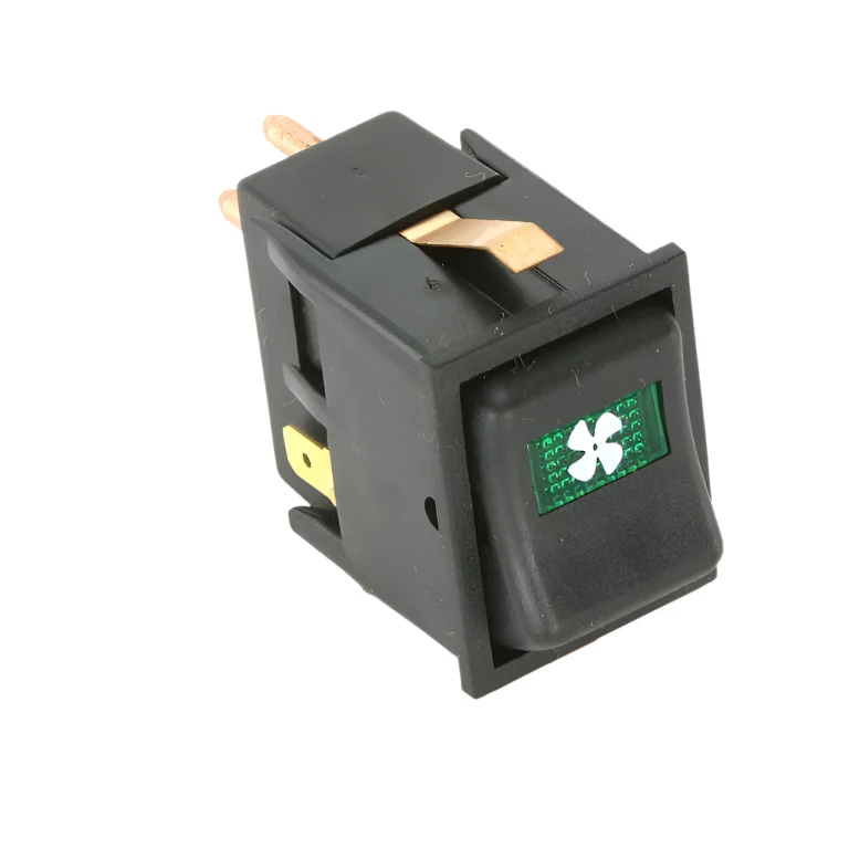 IVA Rocker Switch Fan Green