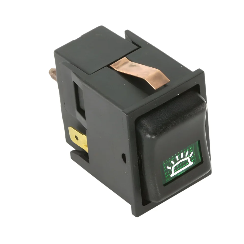 IVA Rocker Switch Green Interior Light
