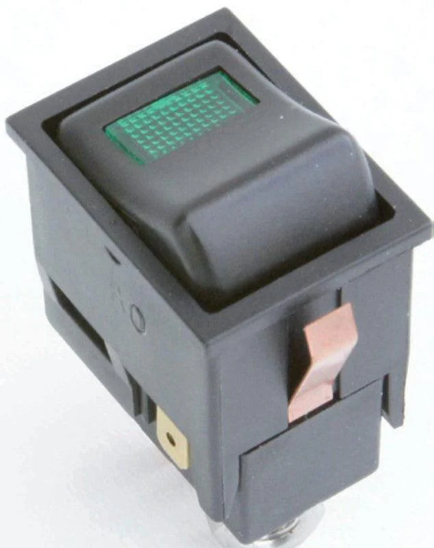 IVA Rocker Switch Plain Green Lens - Image 3