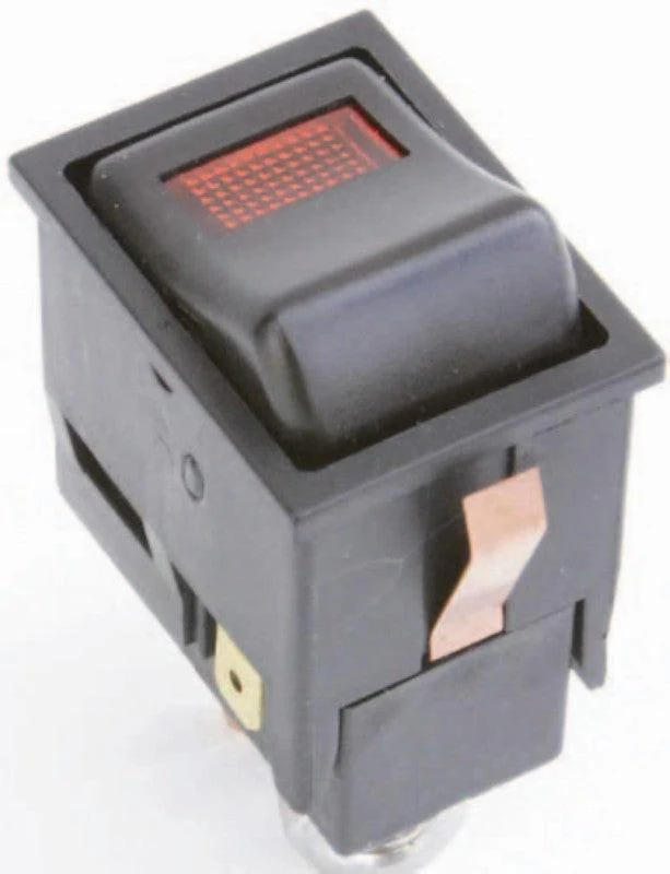 IVA Rocker Switch Plain Red Lens - Image 2