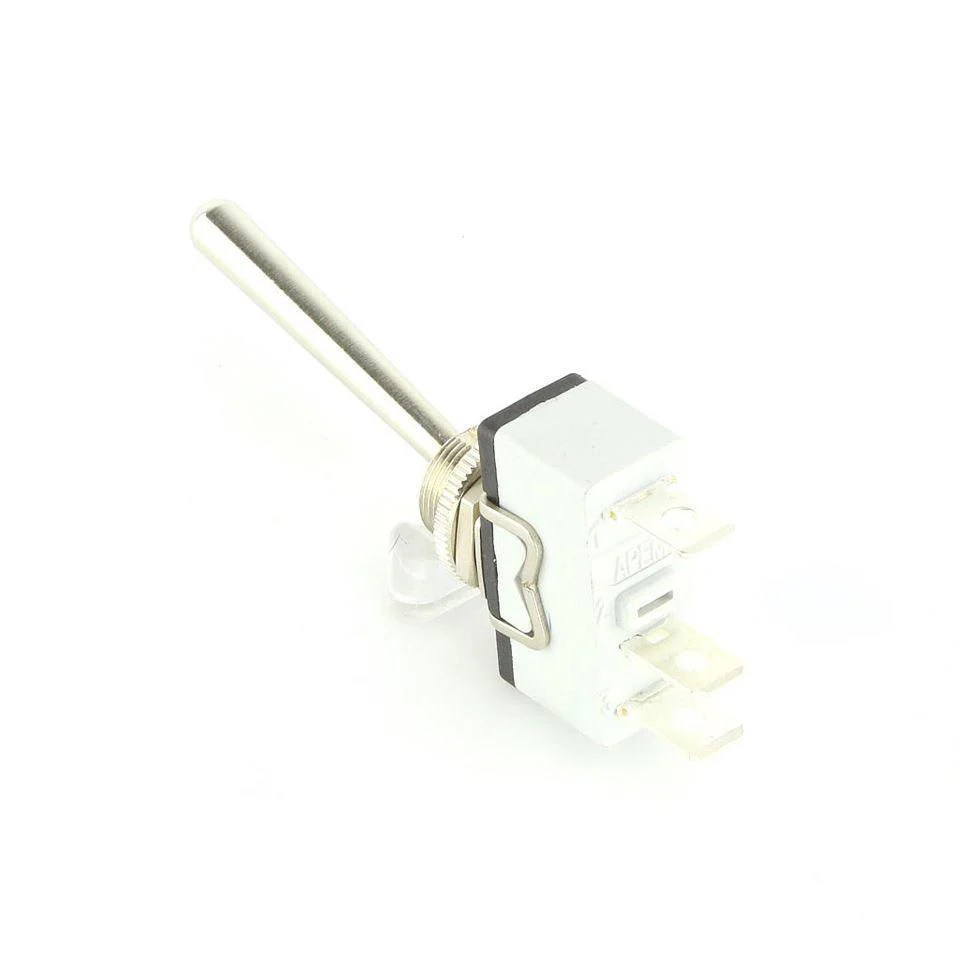 Knurled Ring LONG Toggle Switch off/momentary on Single Pole - Image 2