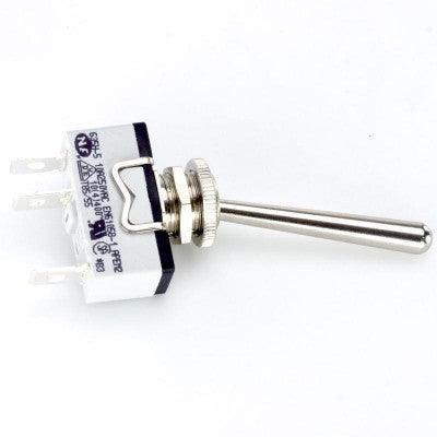 Knurled Ring LONG Toggle Switch off/momentary on Single Pole - Image 3