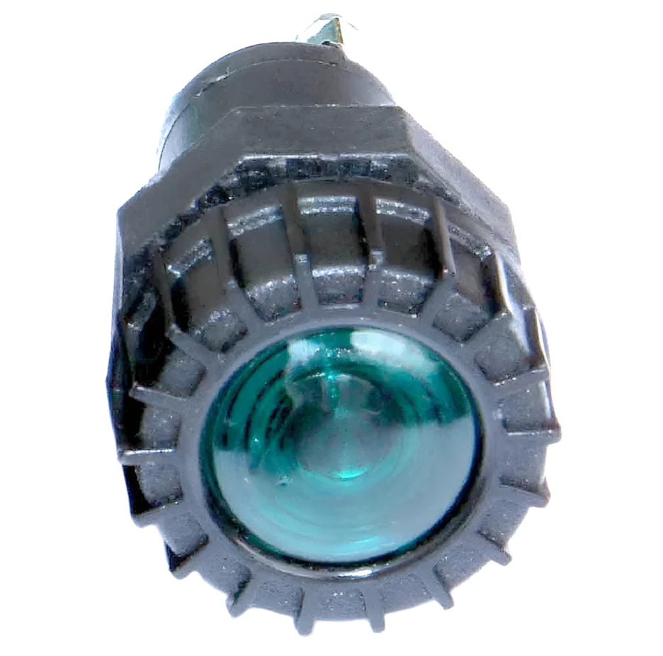 Large Black Warning Light Green - Image 2