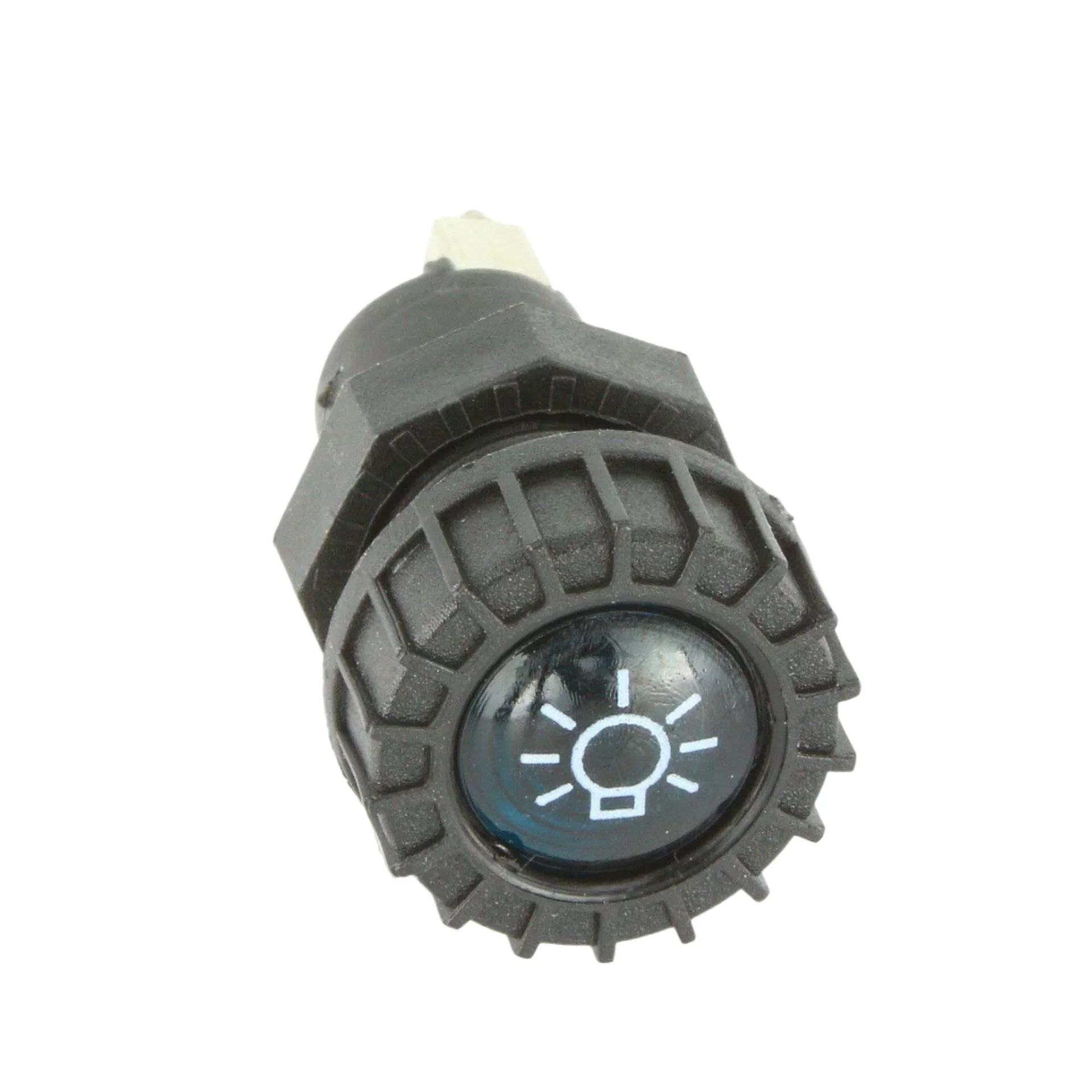 Large Black Warning Light Lamp Blue