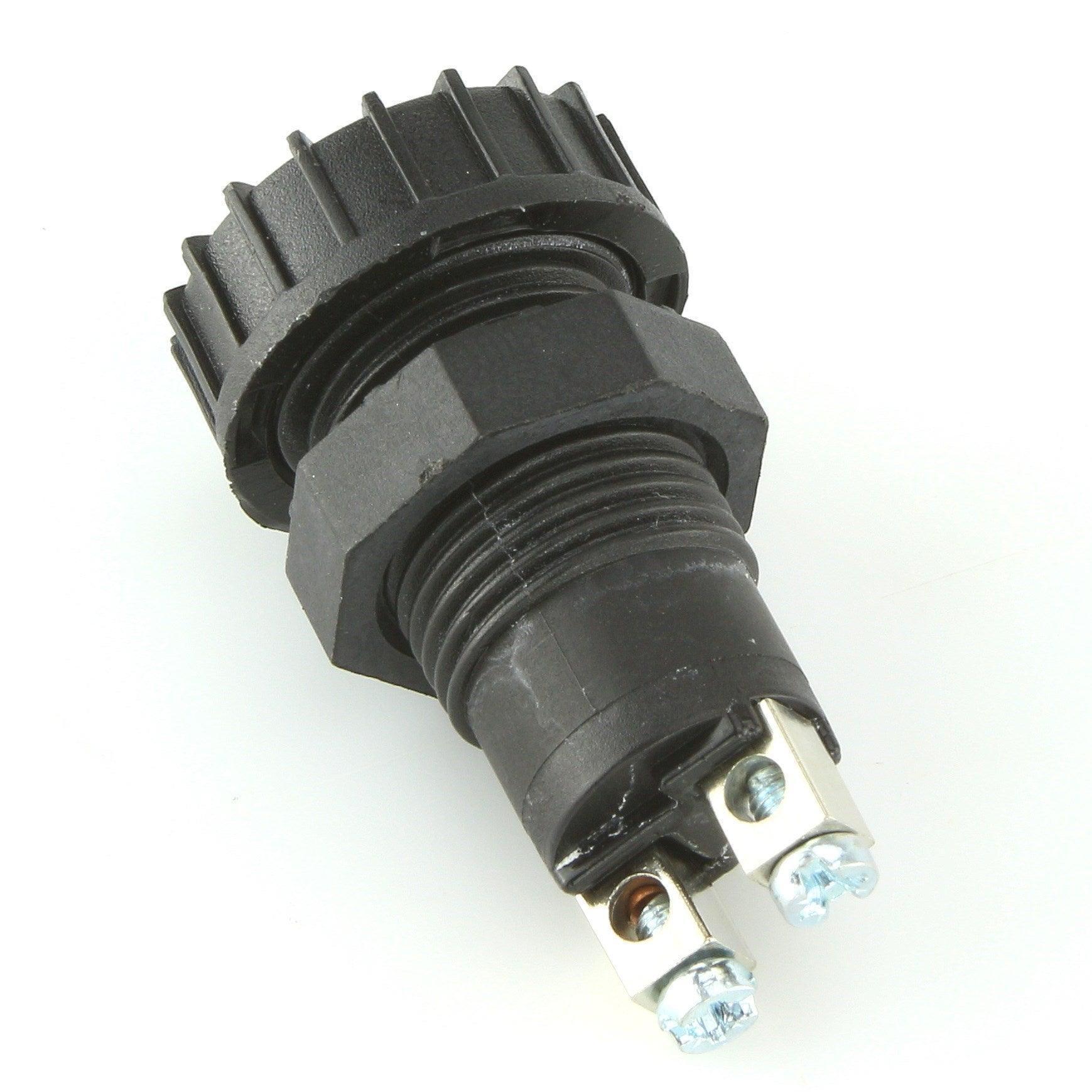 Large Black Warning Light Rear Fog Amber - Image 2