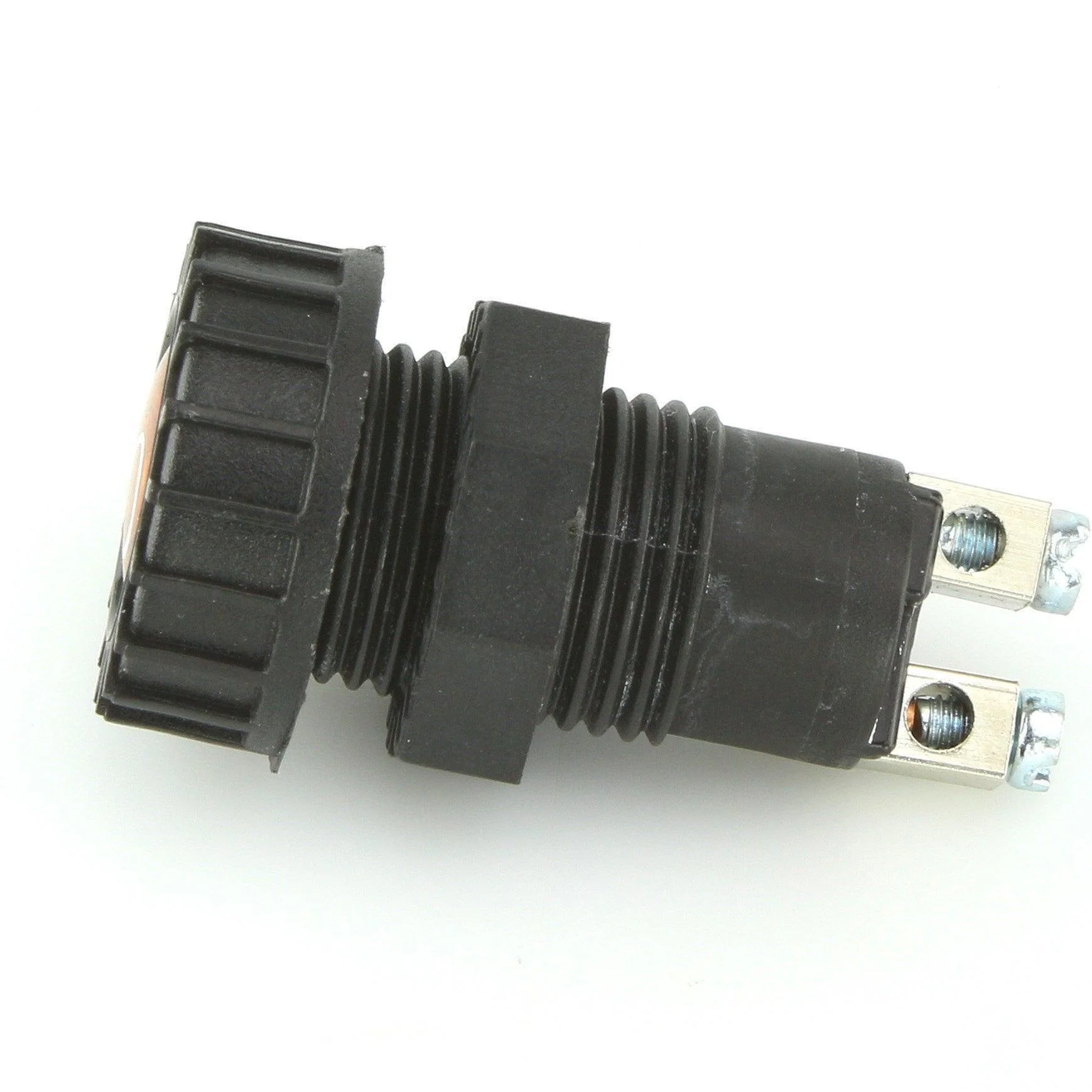 Large Black Warning Light Rear Fog Amber - Image 4