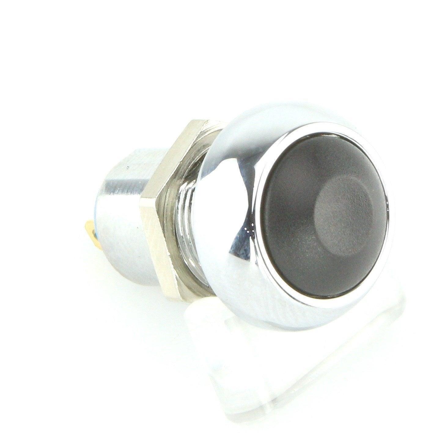 Latching and Momentary Push Button Switch Chrome