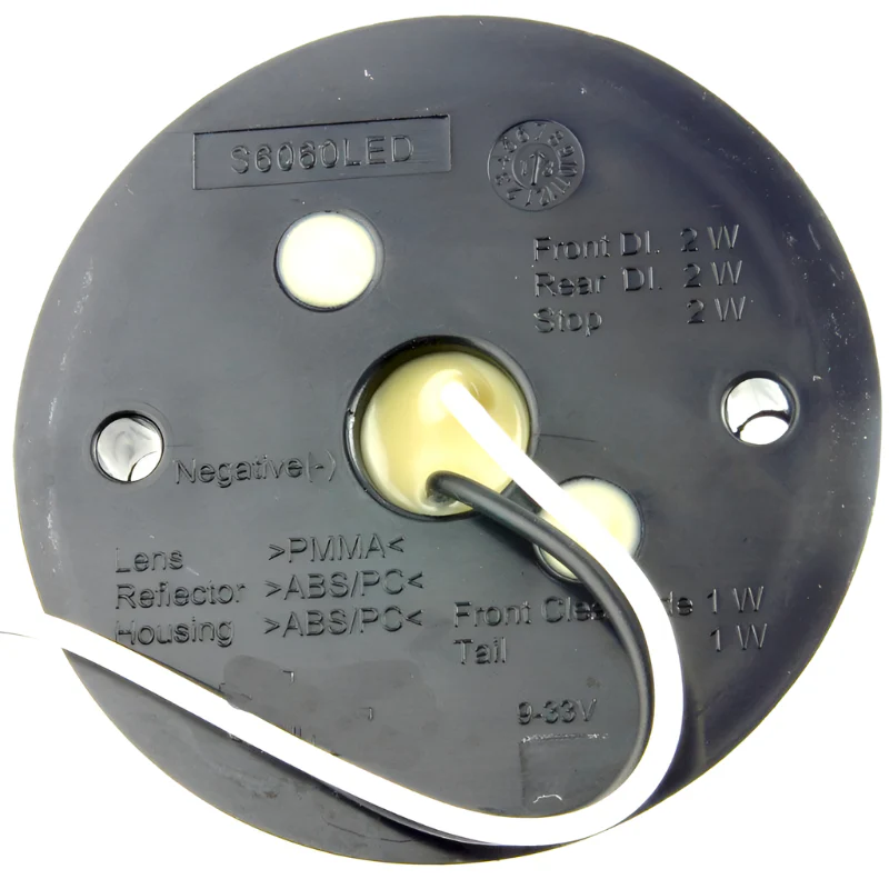 LED 73mm Amber Indicators Surface Mount - Image 3