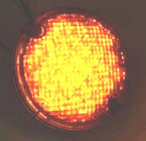 LED 95mm Indicator Amber Lens - Image 3