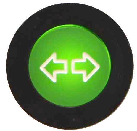 LED Black Bezel Warning Light Double Indicator