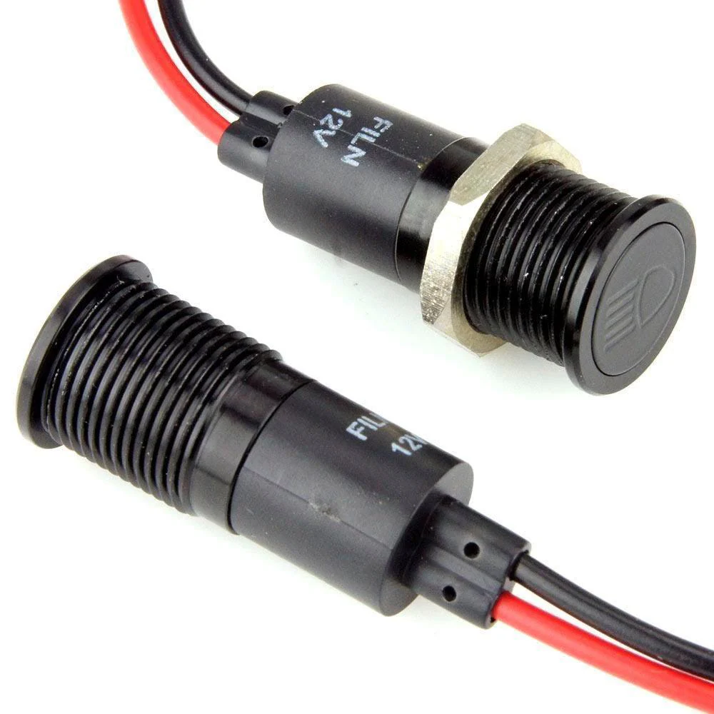 Flush Bezel Black LED Warning Light FAN - Image 2
