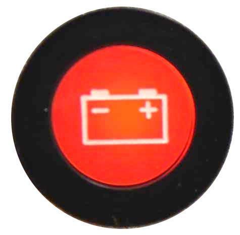 LED Black Bezel Warning Light Ignition