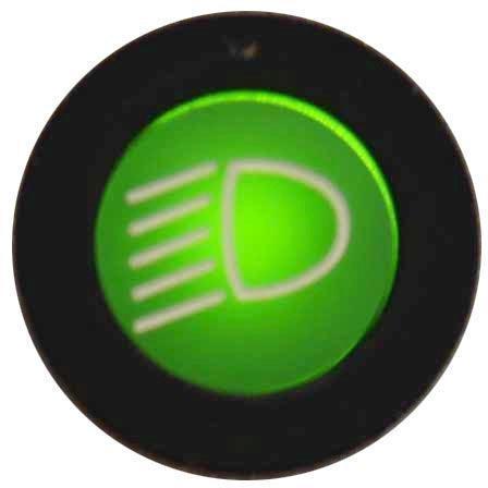 LED Black Bezel Warning Light Lights