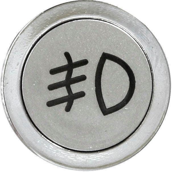 Flush Bezel Chrome LED Warning Front Fog - Image 2