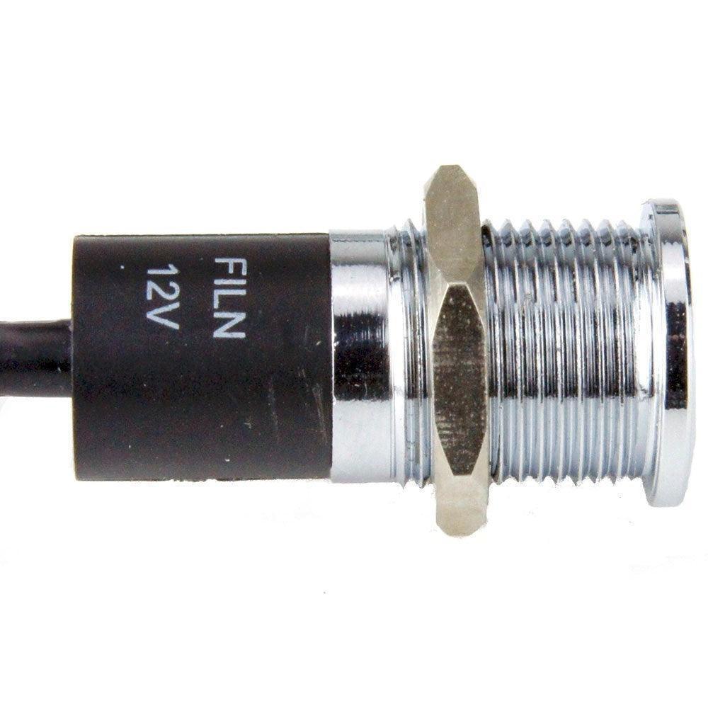 Flush Bezel Chrome LED Warning Front Fog - Image 5