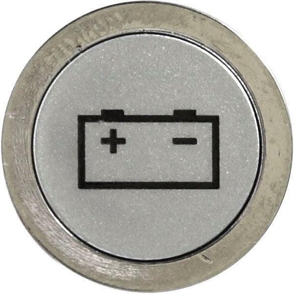 Flush Bezel Chrome LED Warning Light Battery Ignition - Image 4