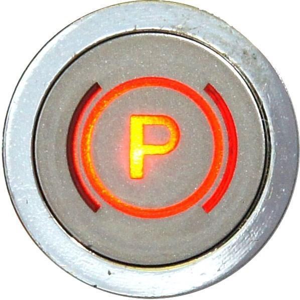 Flush Bezel Chrome LED Warning Light Handbrake