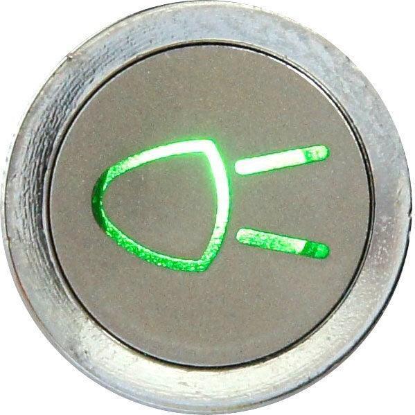 Flush Bezel Chrome LED Warning Light Lights