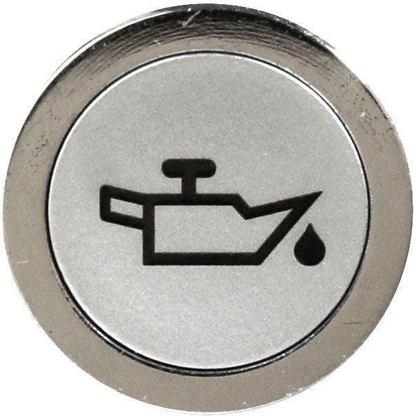 Flush Bezel Chrome LED Warning Light Oil - Image 2