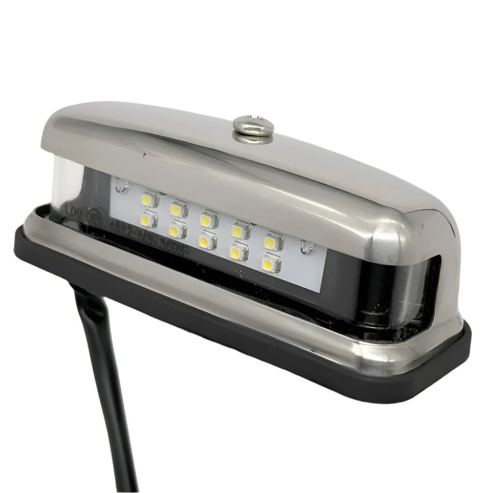LED Stainless Rear Number Plate Lamp - Image 2